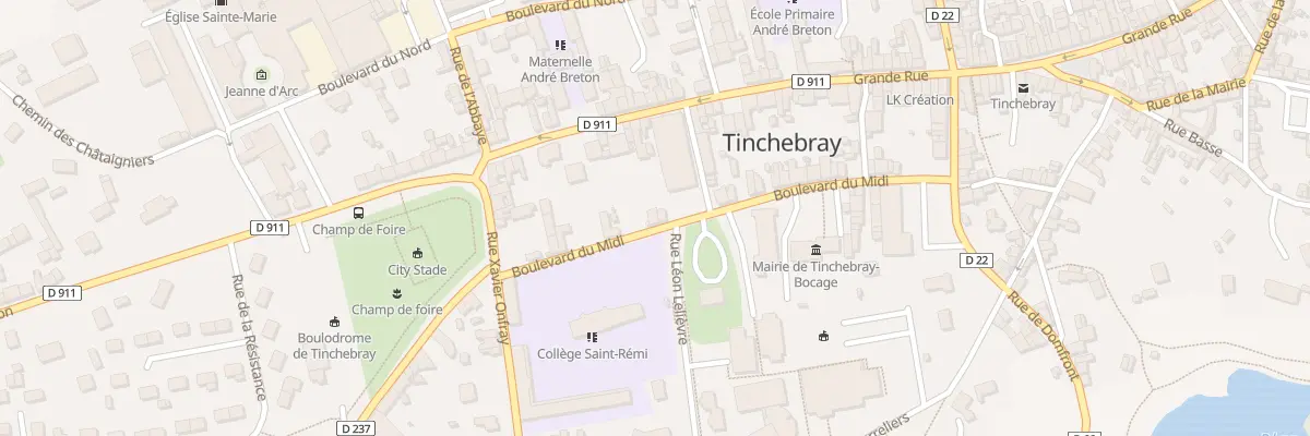 Plan du 26 Bd du Midi à Tinchebray-Bocage