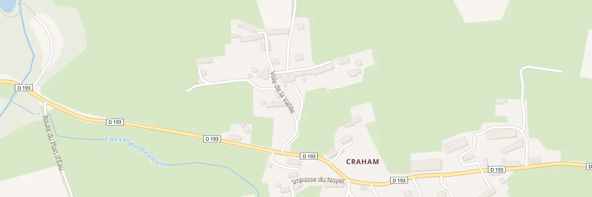 Plan du 66 Voie de la Vallée à Cahagnes