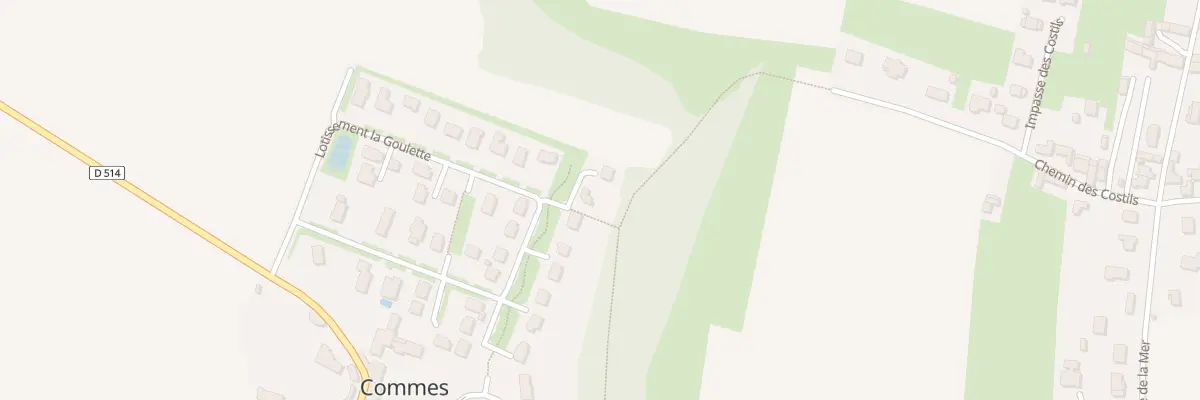 Plan du 32 L’Eglise à Commes
