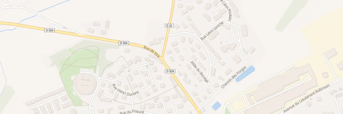 Plan du 22 Rue de Vire Tinchebray à Tinchebray-Bocage