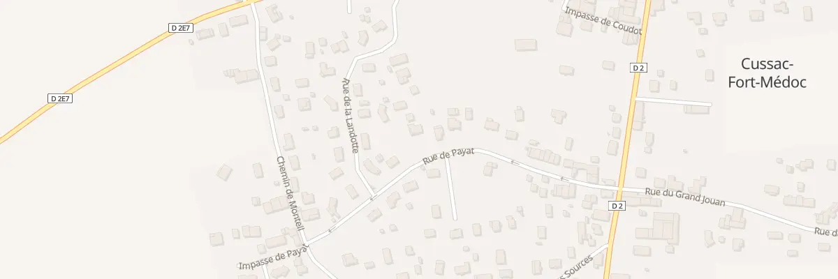 Plan du 19 Rue de Payat à Cussac-Fort-Médoc