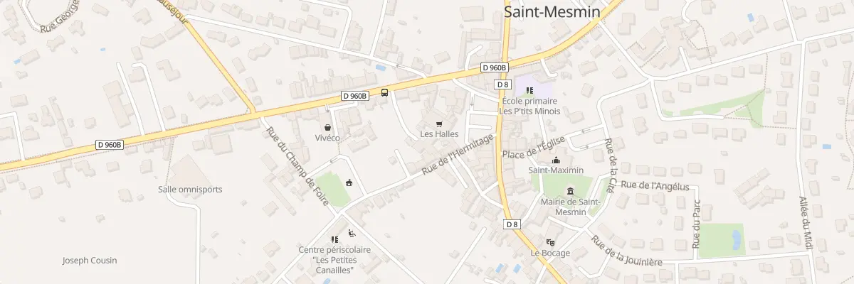 Plan du 2 Rue de l’hermitage à Saint-Mesmin