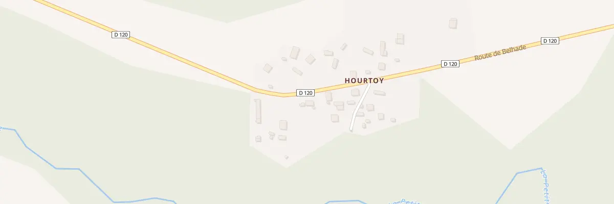 Plan du 3460 Rte de Belhade à Moustey