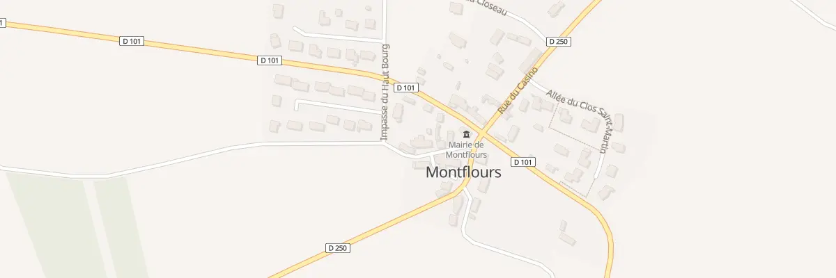 Plan du 5 Pl de la Sergenterie à Montflours