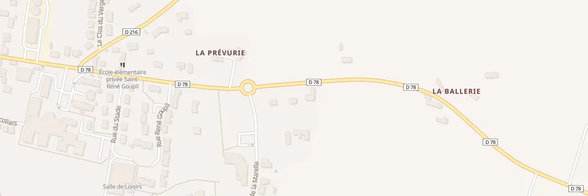 Plan du 4 Rte de la Daudinière à Segré-en-Anjou Bleu