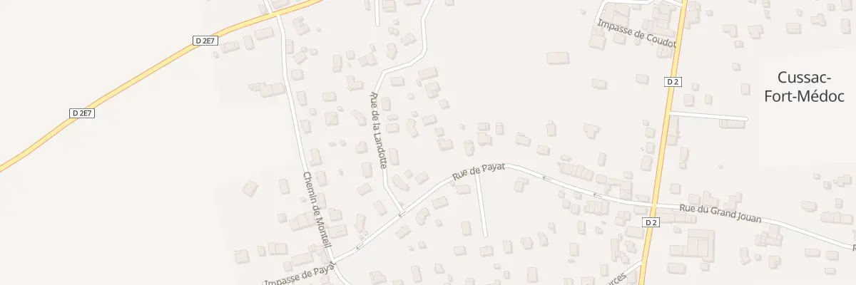 Plan du 19A Rue de Payat à Cussac-Fort-Médoc