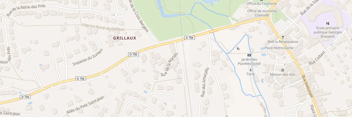 Plan du 7 Rue de la Mariais (Chemille) à Chemillé-en-Anjou