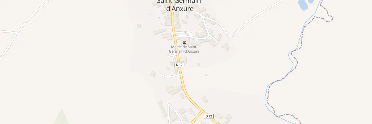 Plan du 11 Rue de la Mairie à Saint-Germain-d’Anxure