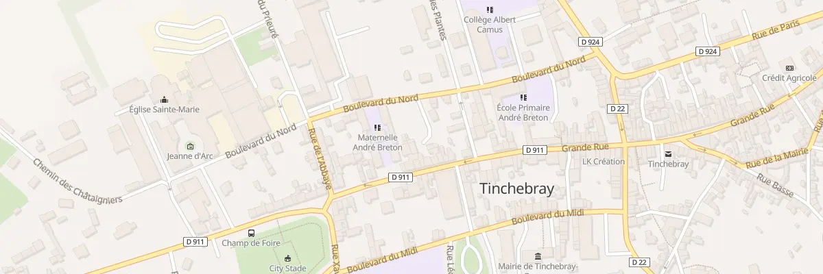 Plan du 138 Grande Rue à Tinchebray-Bocage