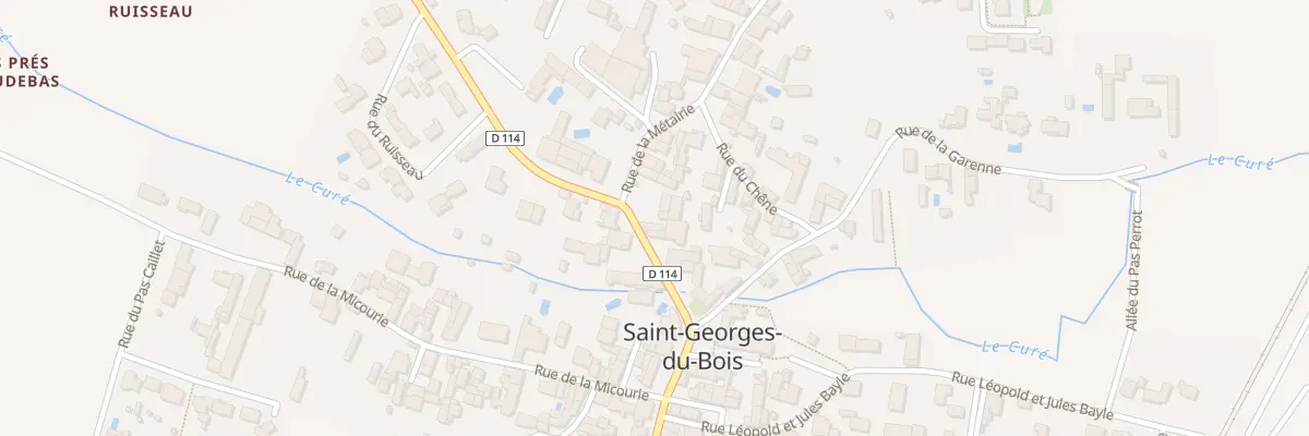 Plan du 88 Rue de Polèon à Saint-Georges-du-Bois