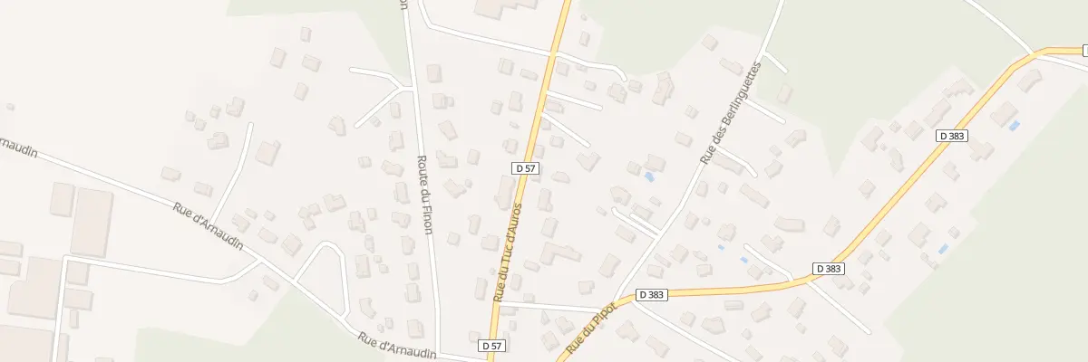 Plan du 348 Rue du Tuc d’Auros à Ygos-Saint-Saturnin
