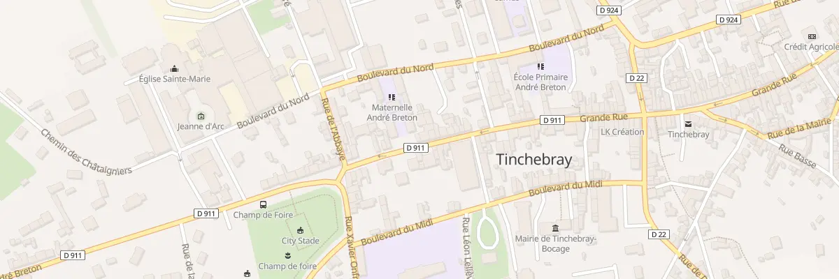 Plan du 144 Grande Rue à Tinchebray-Bocage