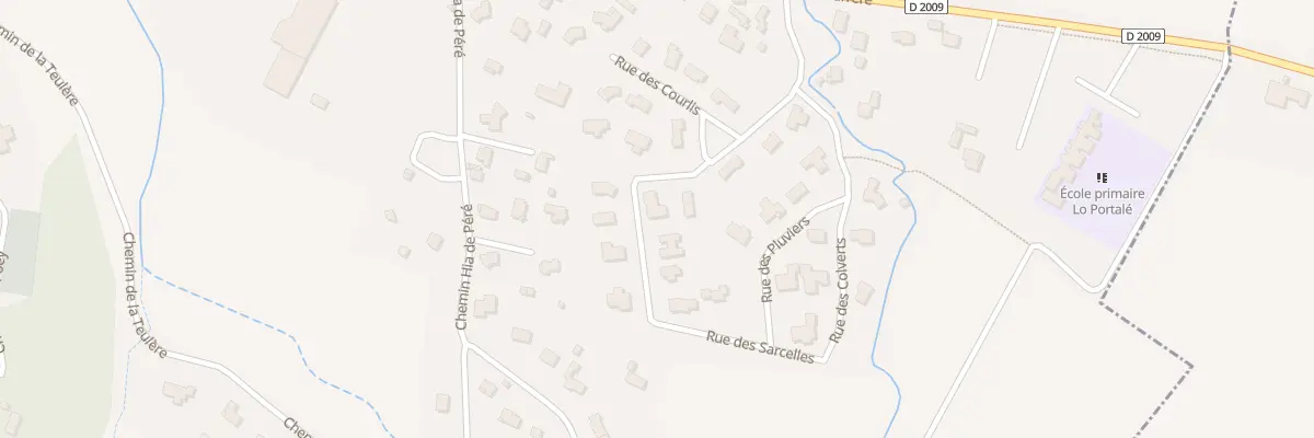 Plan du 3 Rue des Sarcelles à Biron