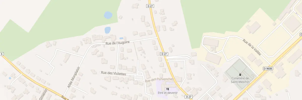 Plan du 21 Rue des mauges à Saint-Mesmin