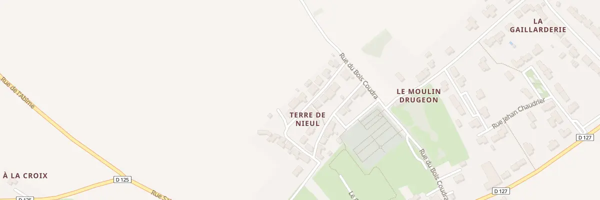 Plan du 10 Rue des Lilas à Nieul-lès-Saintes