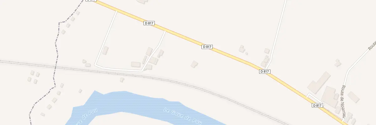 Plan du 6 Rte Départementale 817 à Castétis