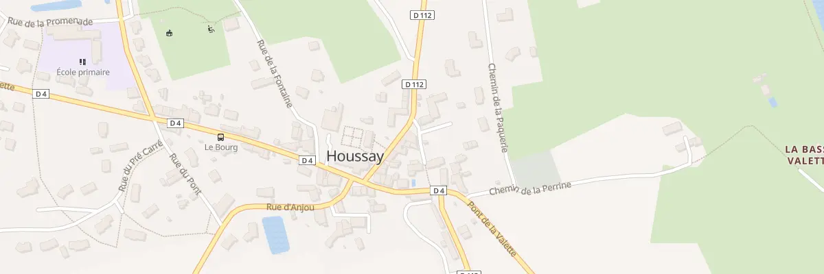 Plan du 12 Rue des Forges à Houssay