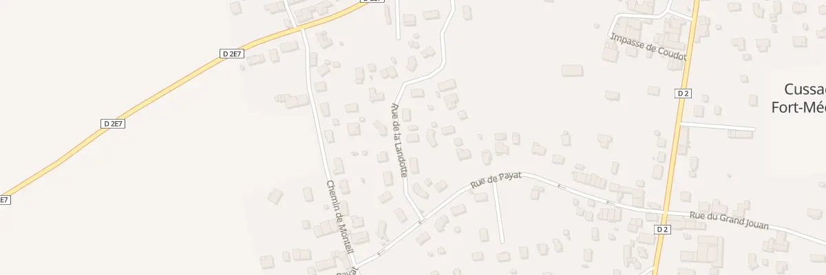 Plan du 6 Rue de la Landotte à Cussac-Fort-Médoc