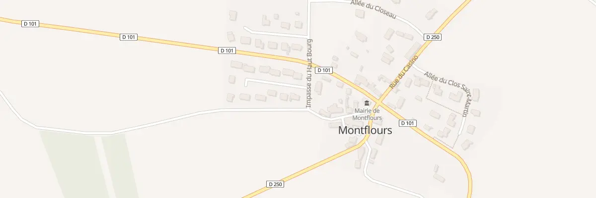 Plan du 3 Imp du Haut Bourg à Montflours