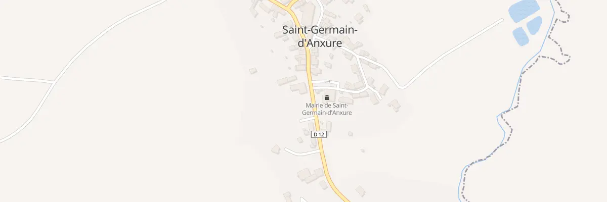 Plan du 8B Rue de la Mairie à Saint-Germain-d’Anxure