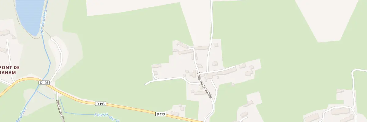 Plan du 199 Voie de la Vallée à Cahagnes