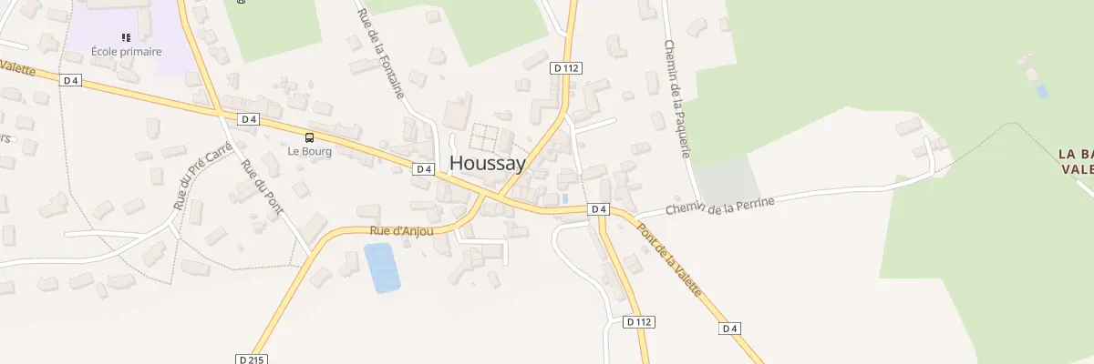 Plan du 4 Rue des Forges à Houssay