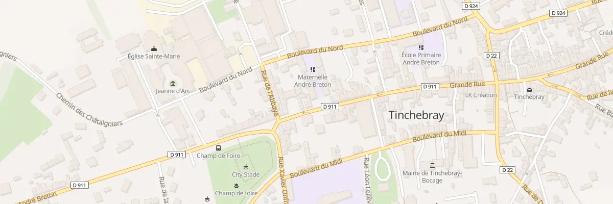 Plan du 148 Grande Rue à Tinchebray-Bocage