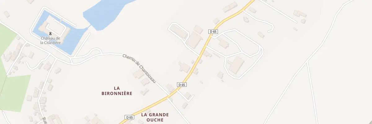 Plan du 77 Rte de la Bironnière à Mervent