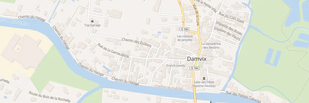 Plan du 3 Imp du Four à Damvix
