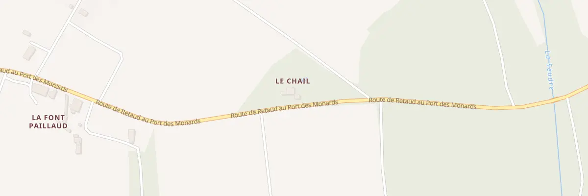 Plan du 5062 Le Chail à Virollet