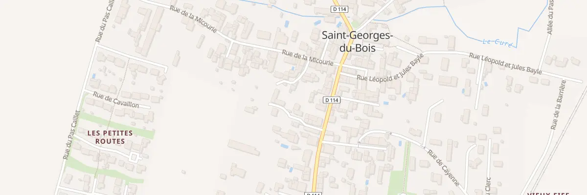 Plan du 51D Rue de la Micourie à Saint-Georges-du-Bois