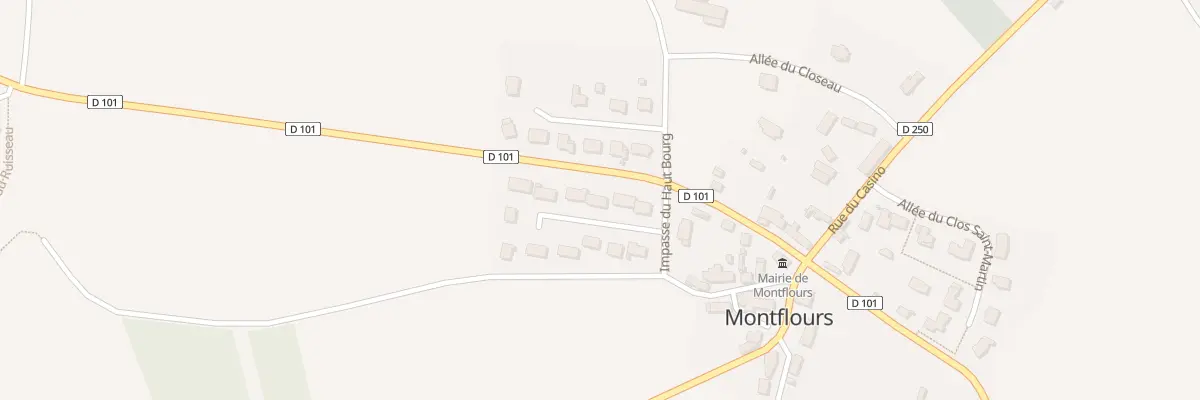Plan du 6 Imp du Haut Bourg à Montflours