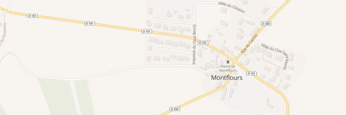 Plan du 7 Imp du Haut Bourg à Montflours