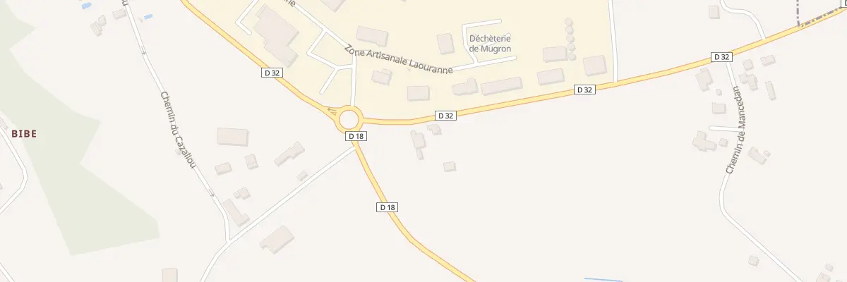 Plan du 1246 Rte de St Sever à Mugron