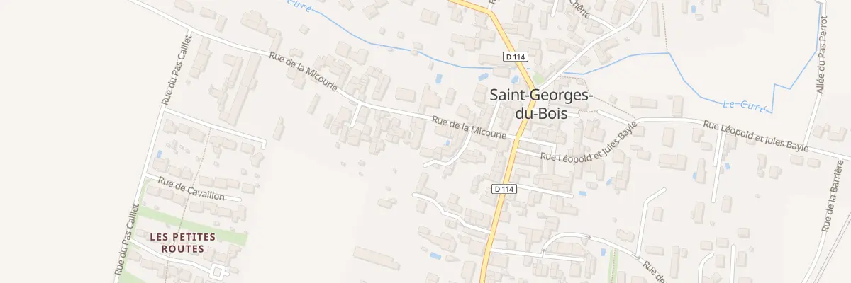 Plan du 91 Rue de la Micourie à Saint-Georges-du-Bois