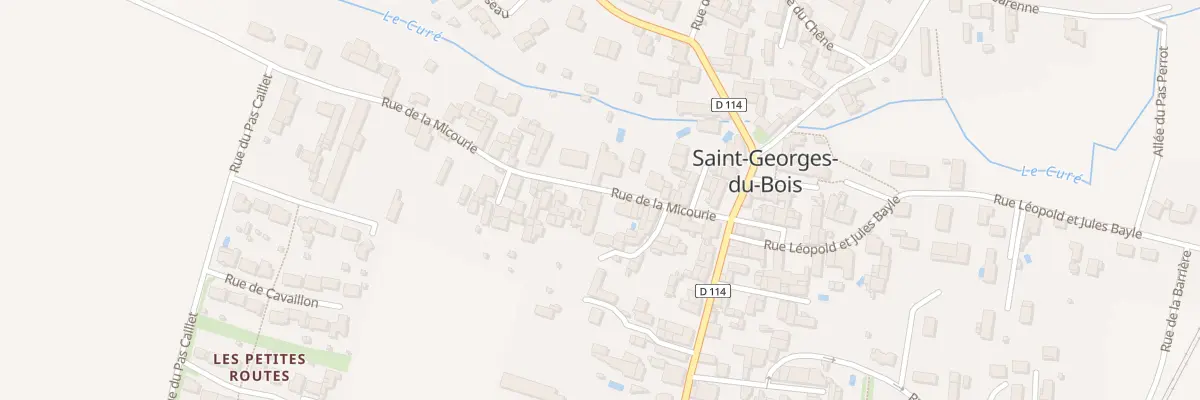 Plan du 119 Rue de la Micourie à Saint-Georges-du-Bois