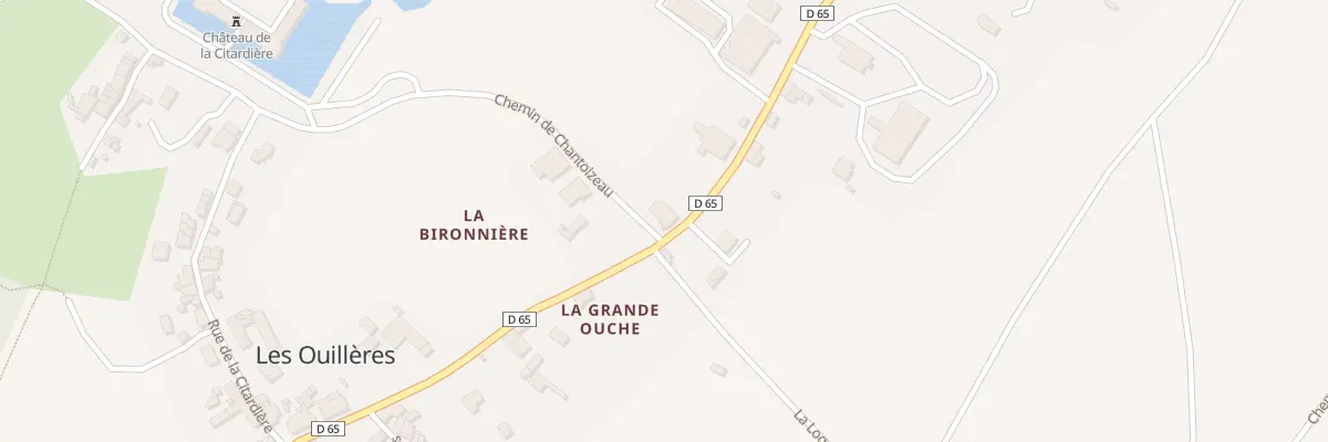 Plan du 63 Rte de la Bironnière à Mervent