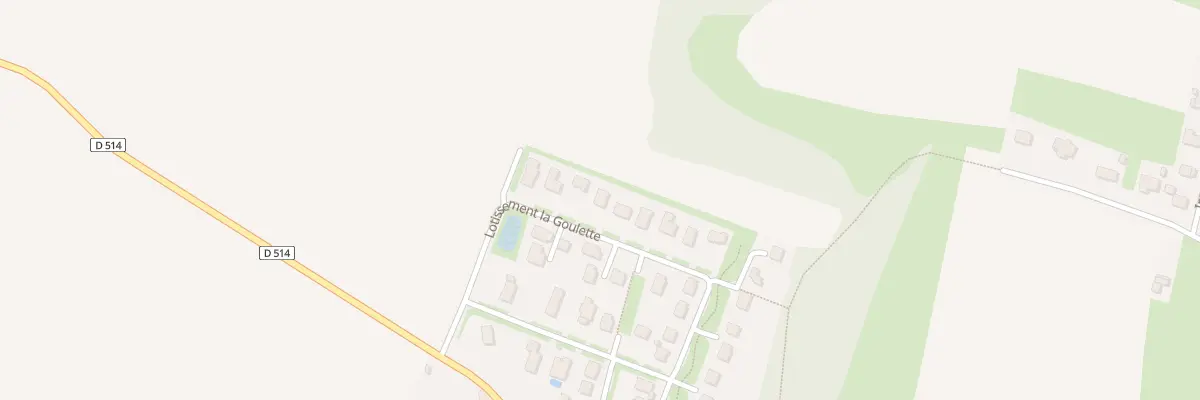 Plan du 46 Lot de la Goulette à Commes