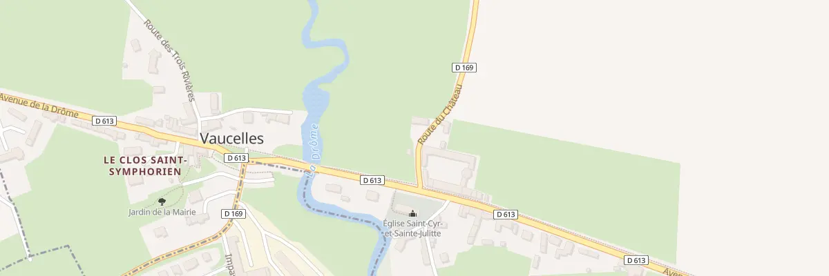 Plan du 2 Rte du Château à Vaucelles