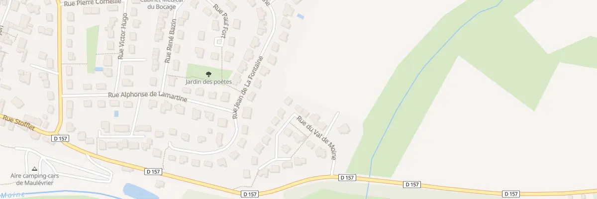 Plan du 9 Rue du val de moine à Maulévrier