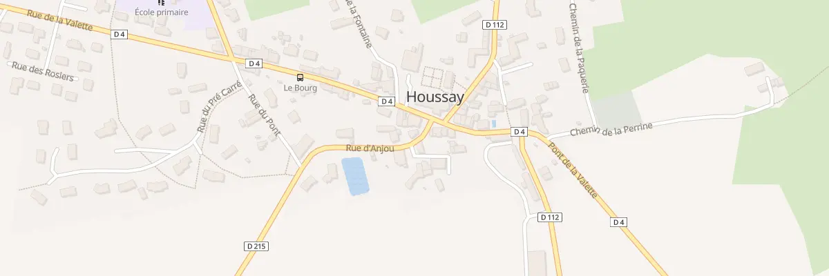 Plan du 2 Rue d’Anjou à Houssay