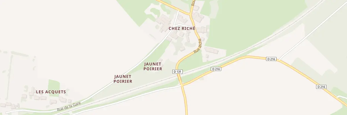 Plan du 16 Rue Riche à Varzay