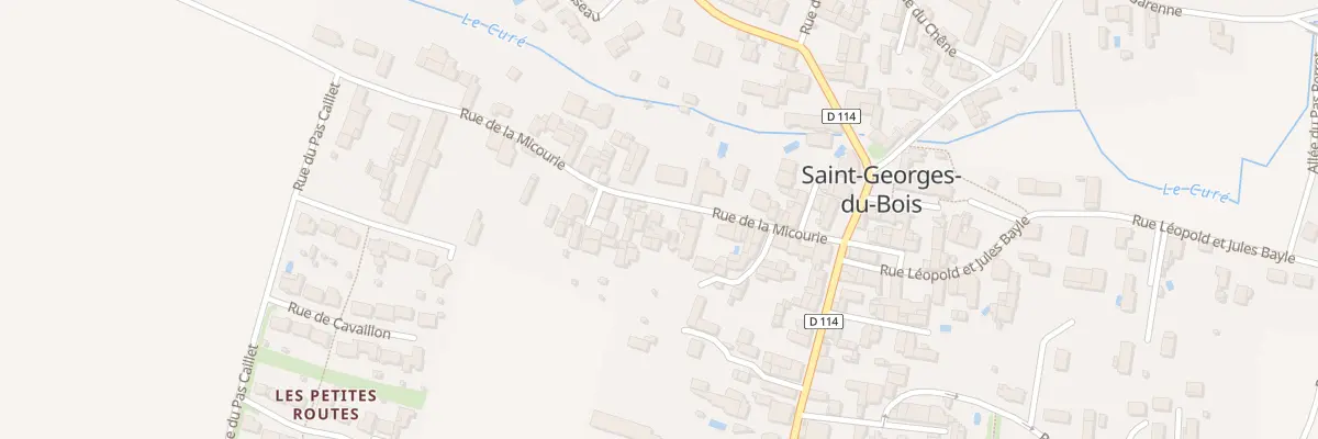 Plan du 129 Rue de la Micourie à Saint-Georges-du-Bois