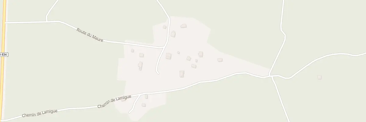 Plan du 547 Rte du Maure à Trensacq