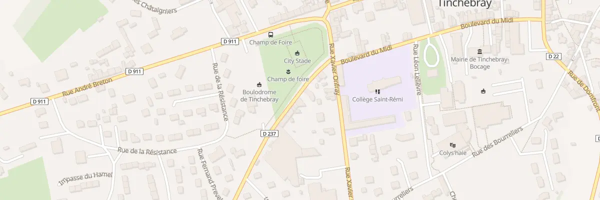 Plan du 3 Rue Saint Jean à Tinchebray-Bocage