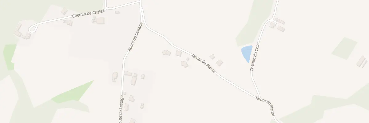 Plan du 156 Rte du Plante à Larbey