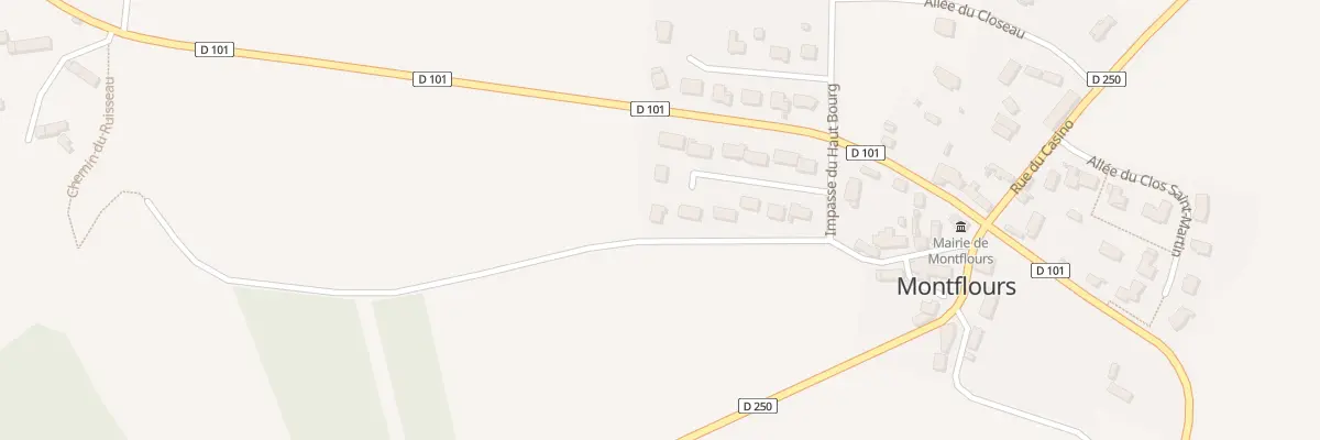 Plan du 13 Imp du Haut Bourg à Montflours