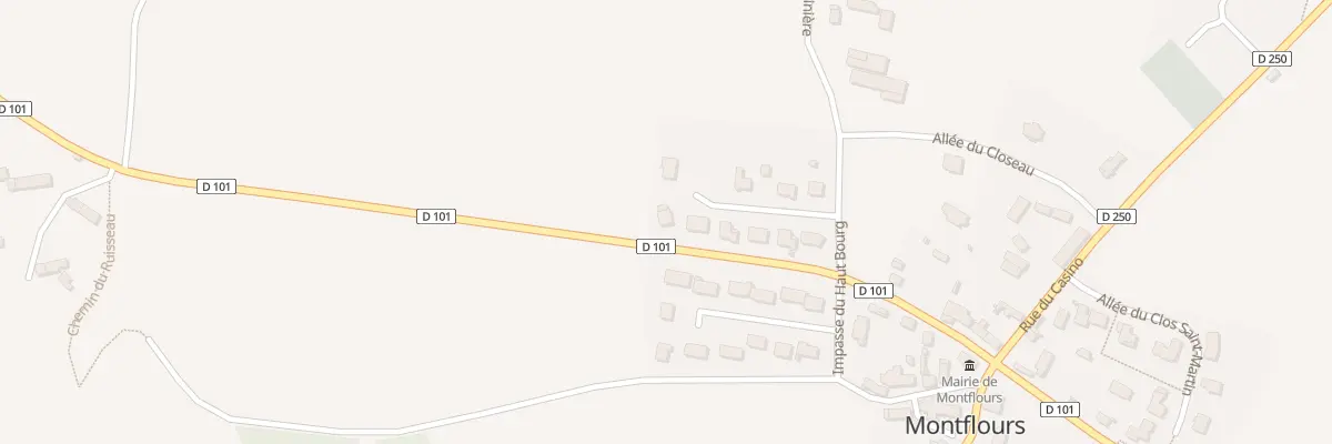 Plan du 11 Imp de Montgervin à Montflours