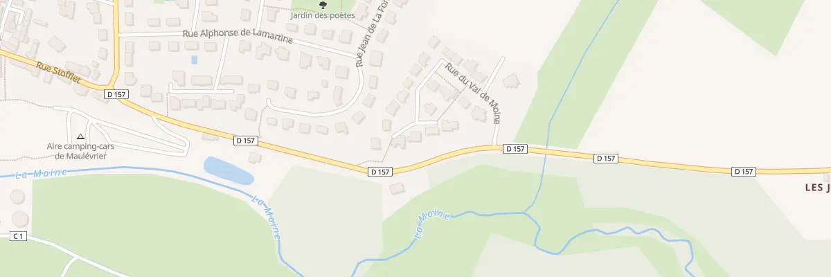 Plan du 14 Rue du val de moine à Maulévrier