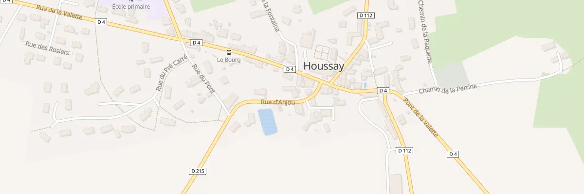 Plan du 6 Rue d’Anjou à Houssay